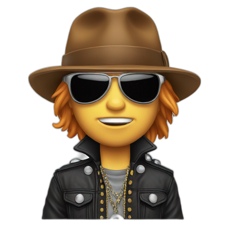 Axl roses | AI Emoji Generator