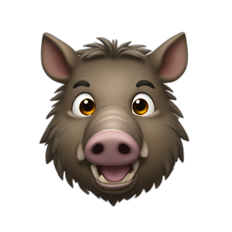 wild boar | AI Emoji Generator