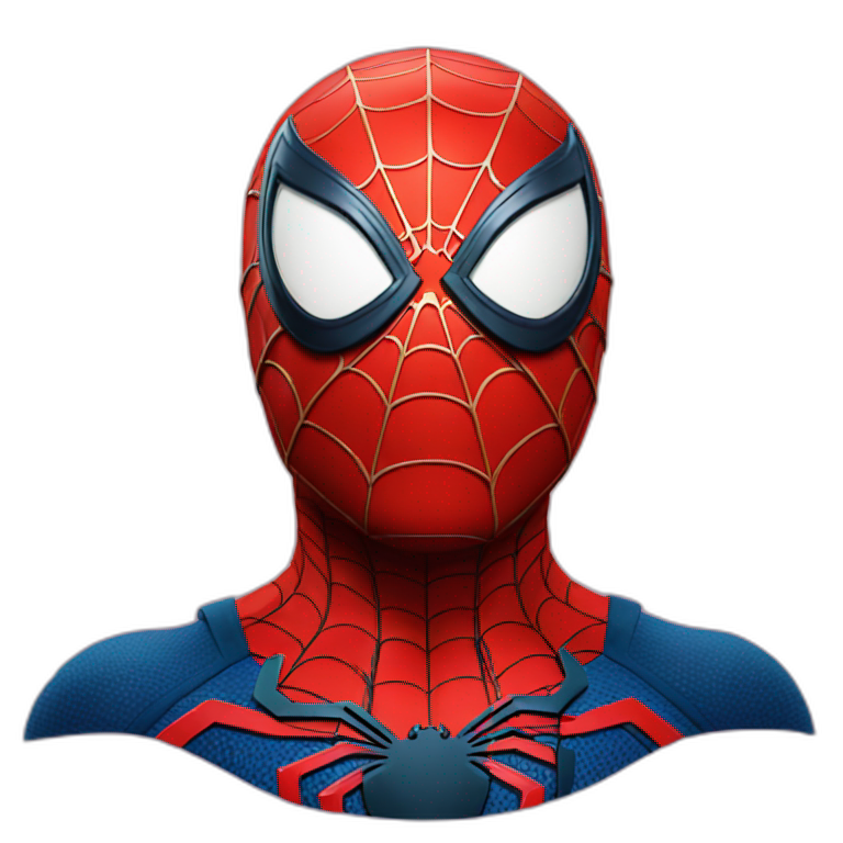 spider man, head only, mask on | AI Emoji Generator