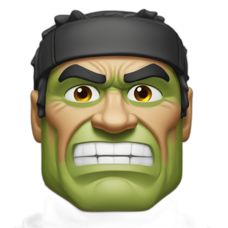 hulk hogan golpeando a un científico con una silla | AI Emoji Generator