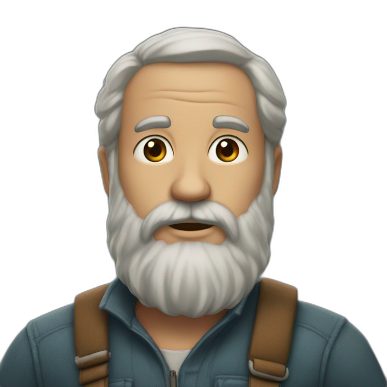 Une barbe à papa  AI Emoji Generator