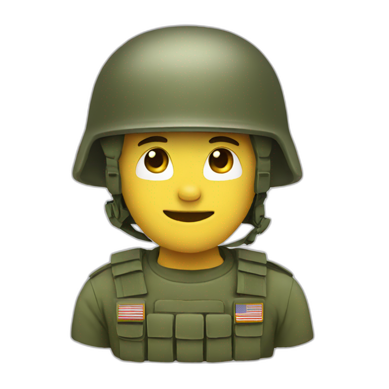 military helmet | AI Emoji Generator