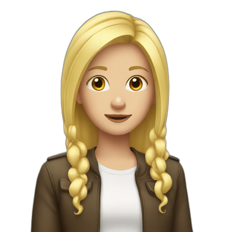 two blond besties | AI Emoji Generator