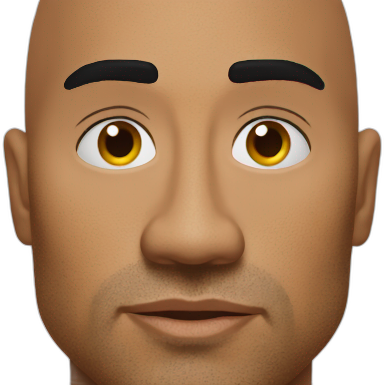 The Rock Eye Brown Raised Ai Emoji Generator