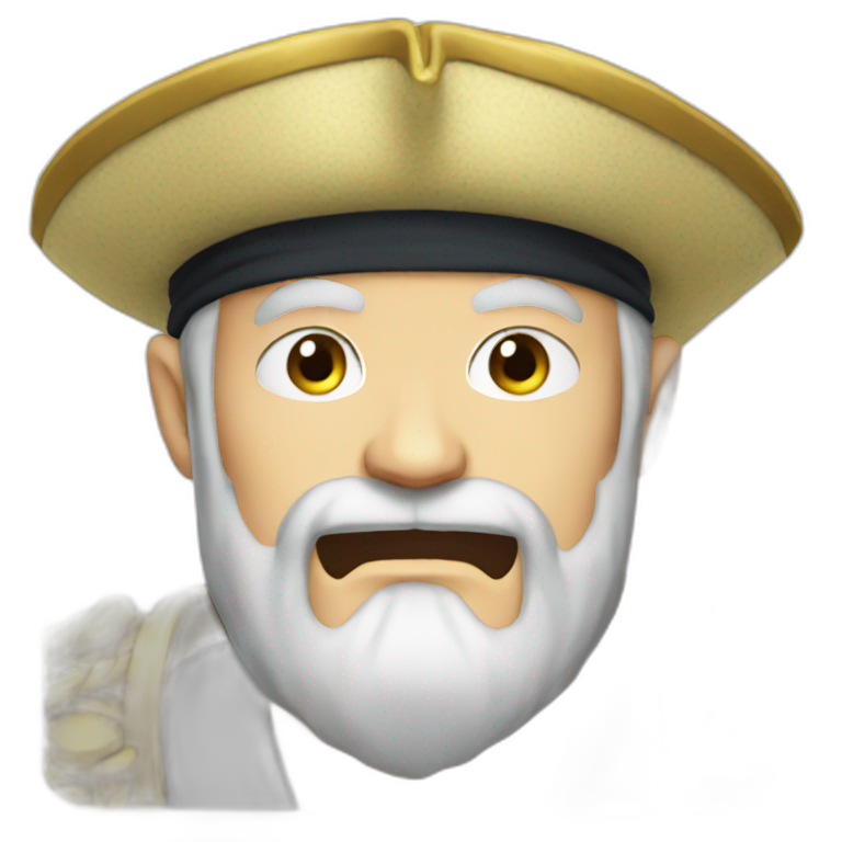 Whitebeard one piece | AI Emoji Generator