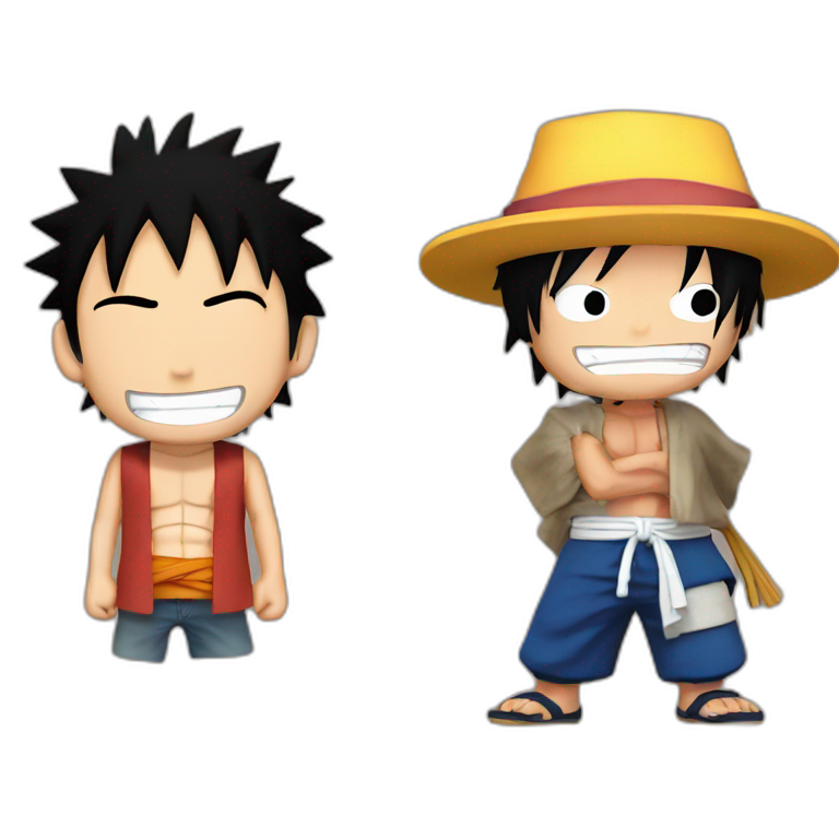 Luffy Goku Et Naruto En Amie 