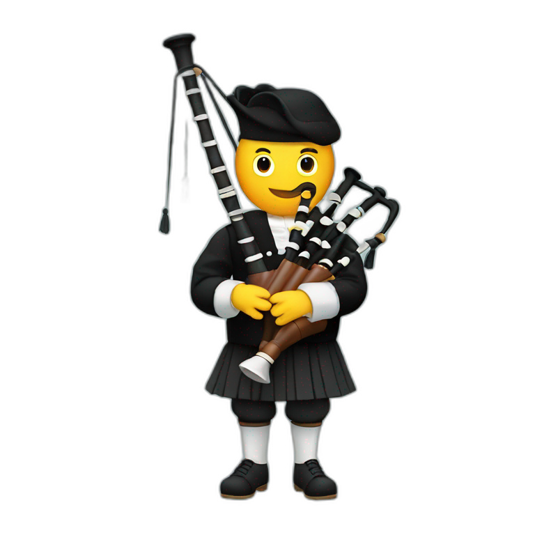 octopus playing a bagpipe | AI Emoji Generator