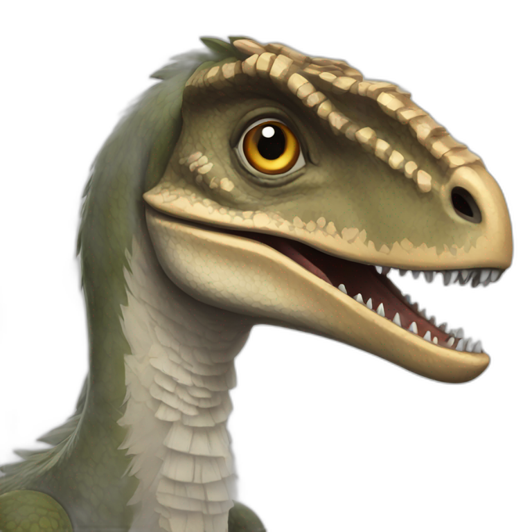 Jurassique World velociraptor Bleue | AI Emoji Generator