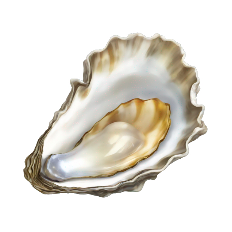 oyster with a face and hair | AI Emoji Generator