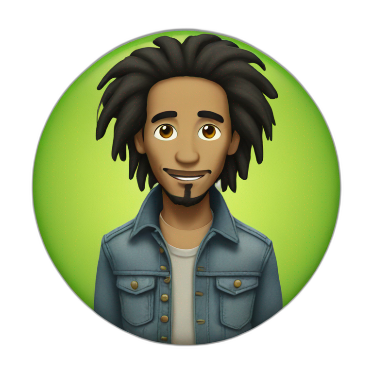 Bob Marley | AI Emoji Generator