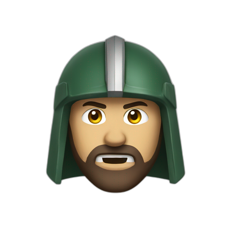 spartan helmet thining emoji | AI Emoji Generator