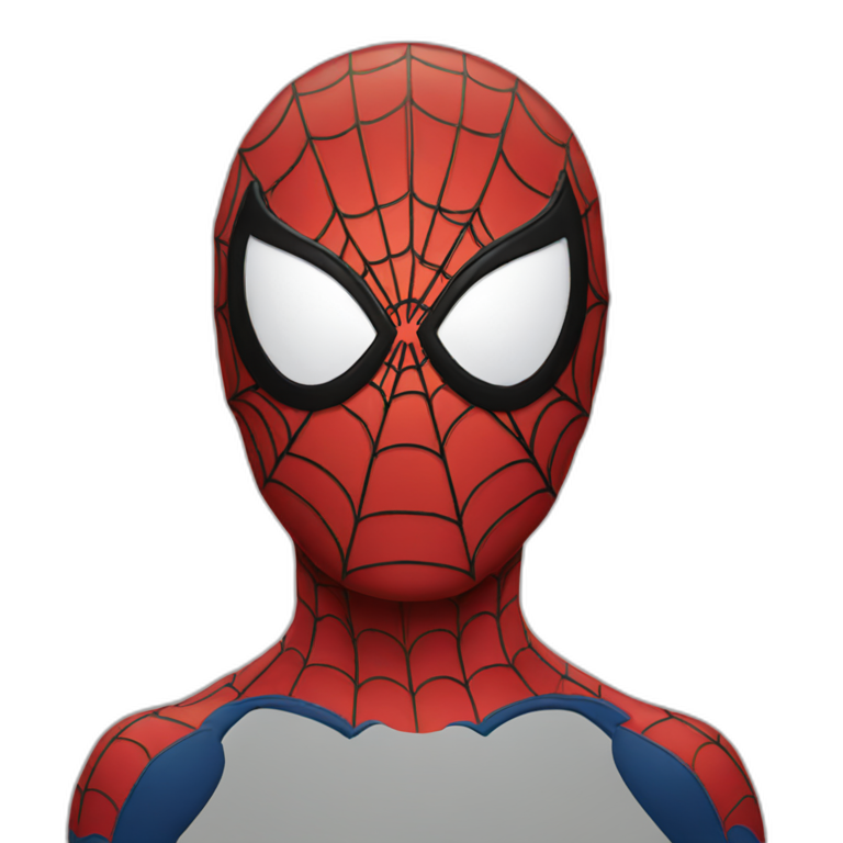 Spiderman face | AI Emoji Generator