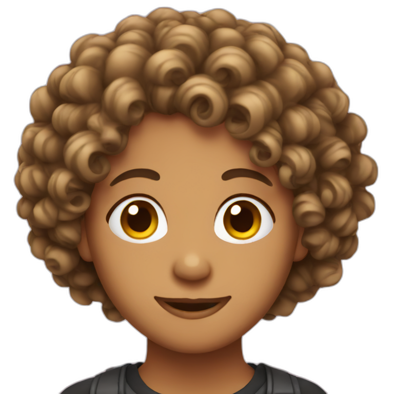 Curly hair sheikh | AI Emoji Generator