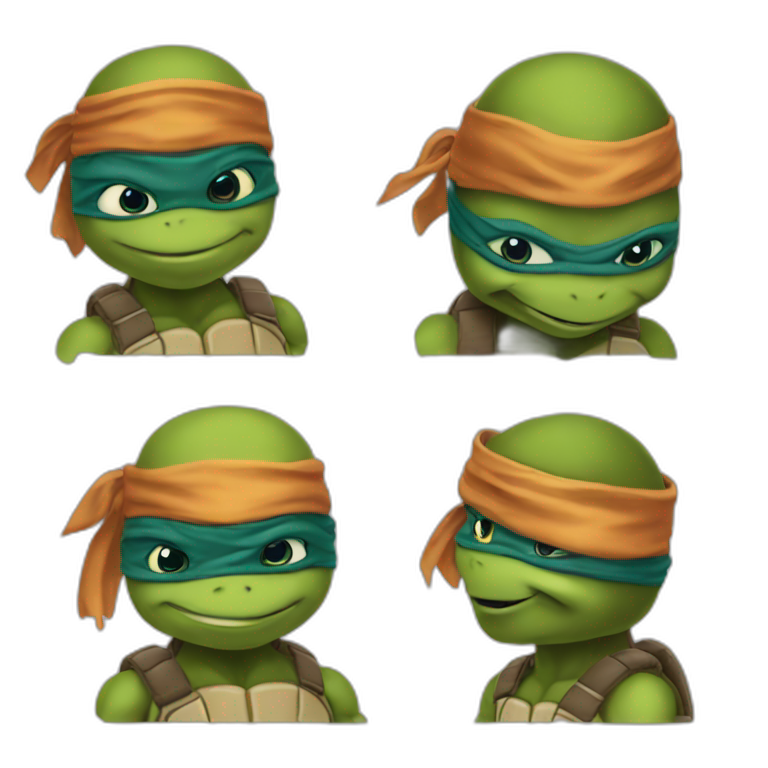 Teenage Mutant Ninja Turtles | AI Emoji Generator