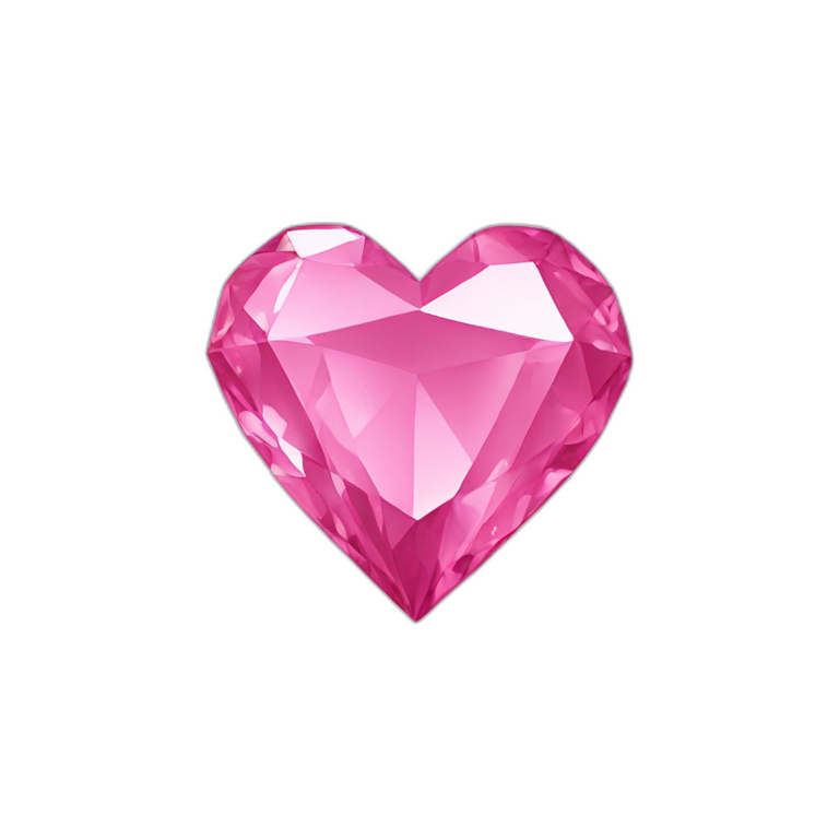 Purple diamond heart | AI Emoji Generator