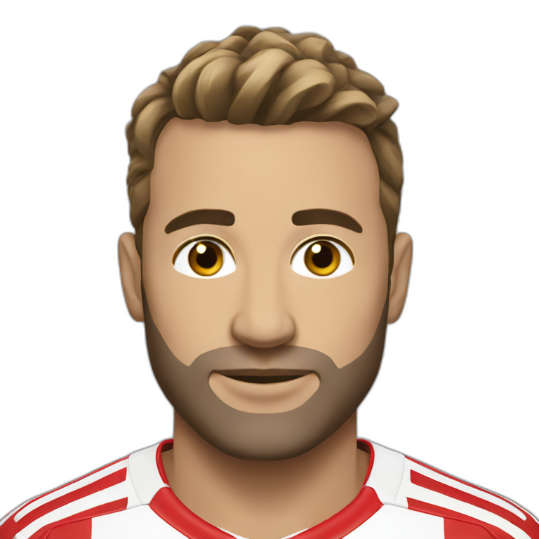 Cartoon Dog football mascot in Southampton jersey | AI Emoji Generator