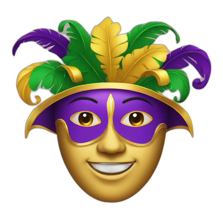 mardi gras emoji game