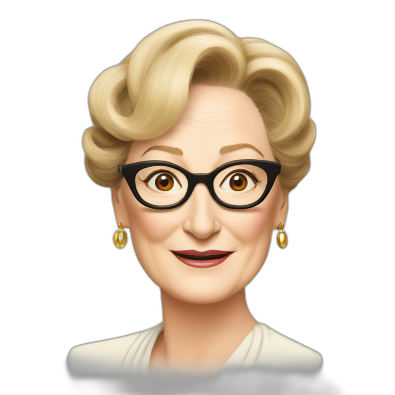 Meryl Streep | AI Emoji Generator