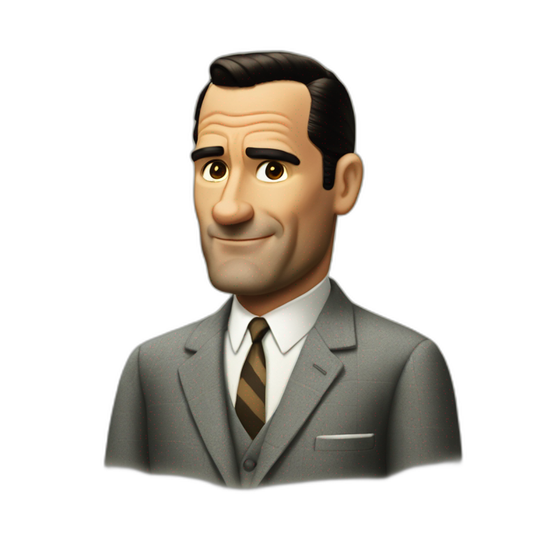 Mad Men Don Draper Jon Hamm Ai Emoji Generator