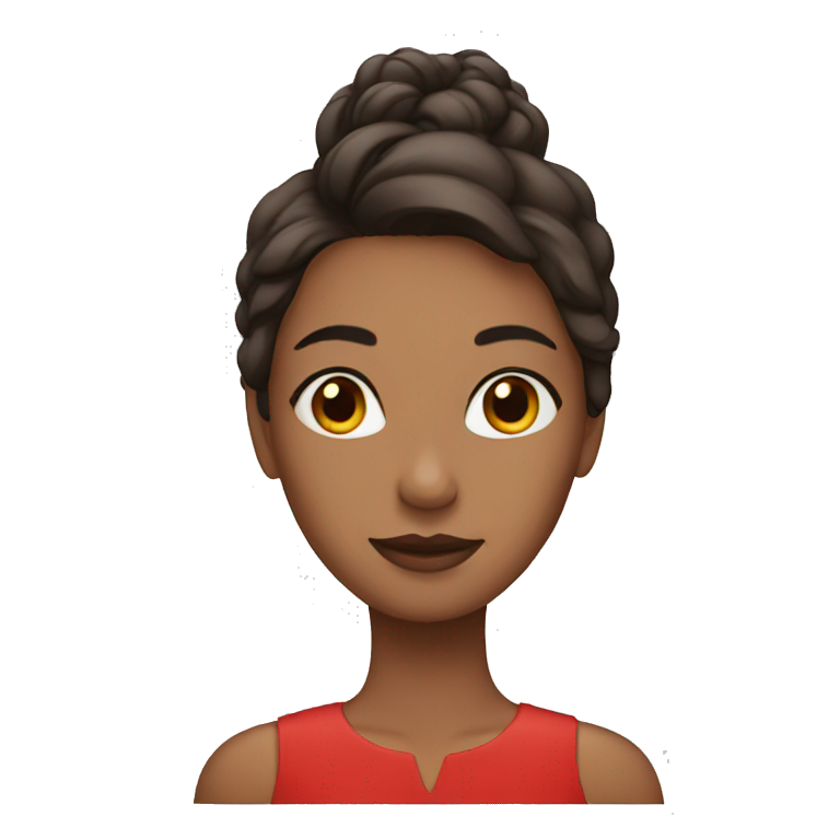 woman dancing emoji ios red dress | AI Emoji Generator