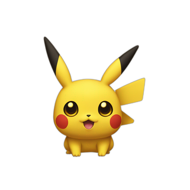 Pikachu in sukuna form | AI Emoji Generator