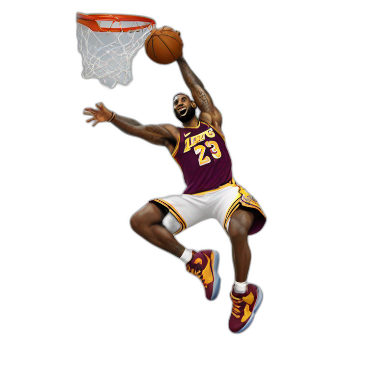 dunking michal jordan | AI Emoji Generator