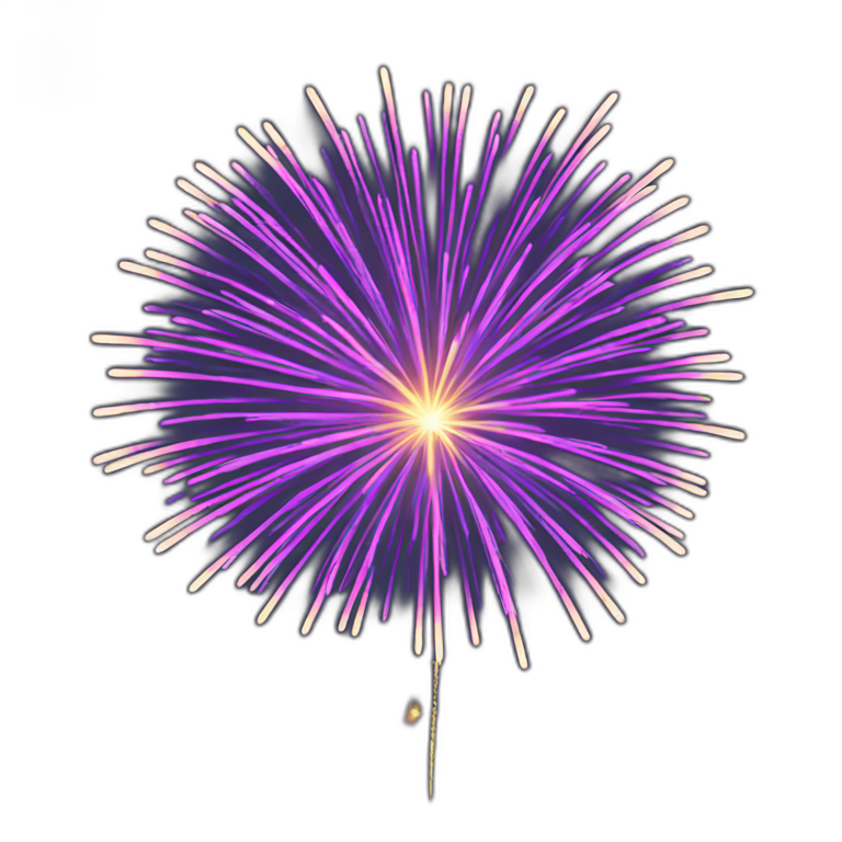 happy new 2024 fireworks AI Emoji Generator