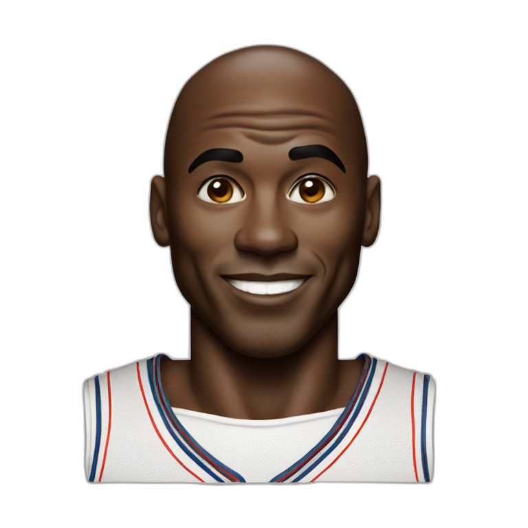 Michael Jordan dunking | AI Emoji Generator