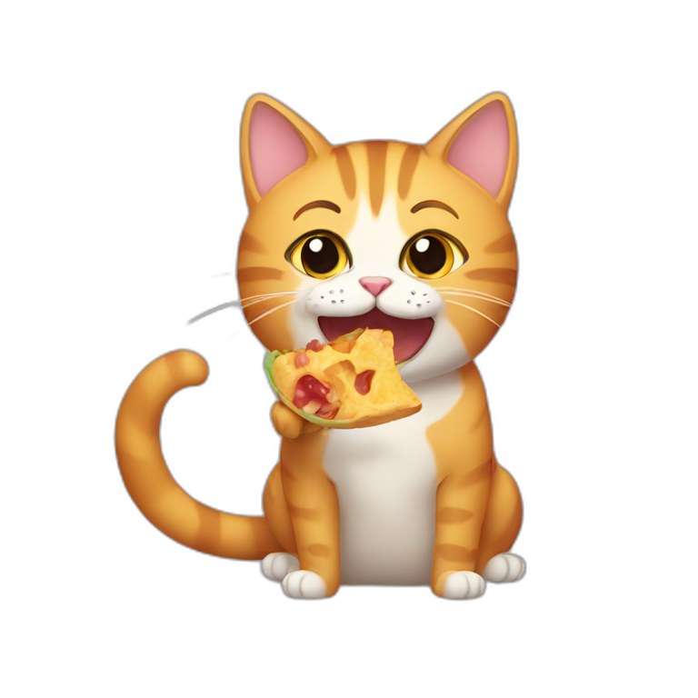 Cat eating takis | AI Emoji Generator