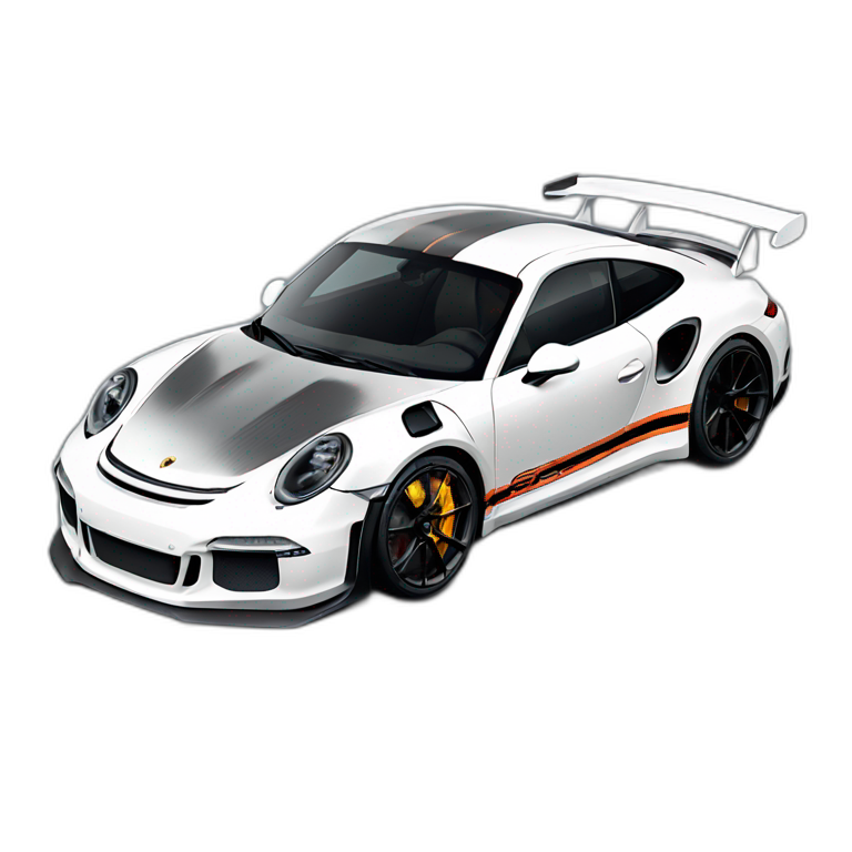 Olive Green Porsche gt3 rs | AI Emoji Generator