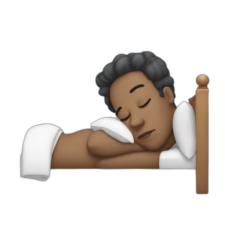 Lion and black cat sleeps zzz | AI Emoji Generator