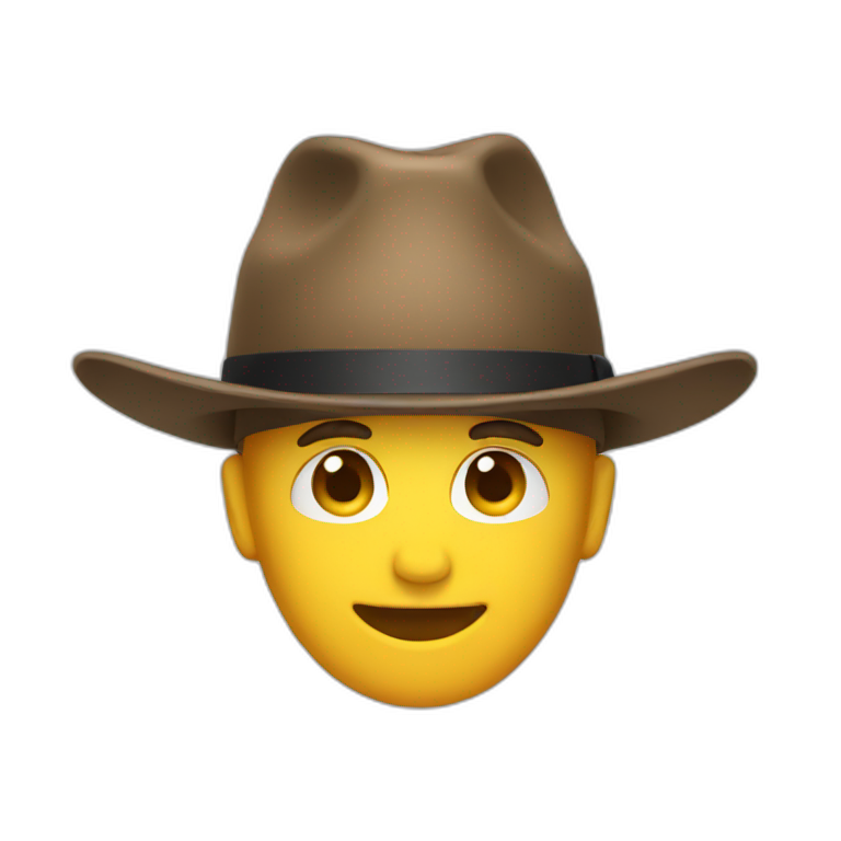 Whites hat | AI Emoji Generator