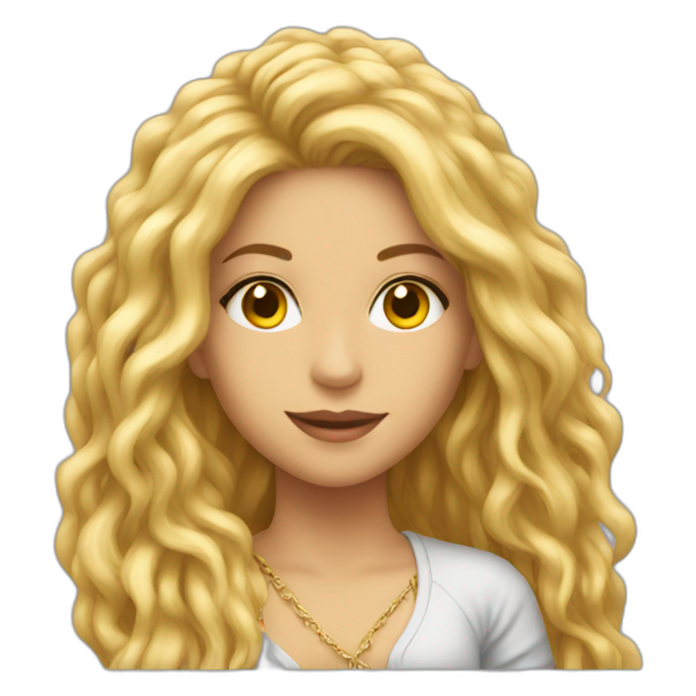 Shakira dancing funk | AI Emoji Generator