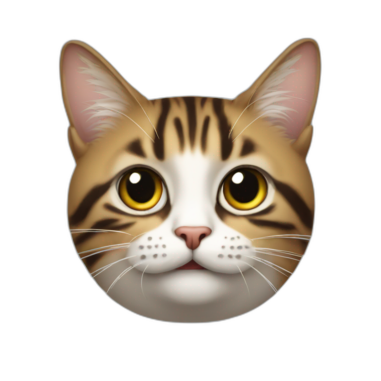 Gato mewing | AI Emoji Generator