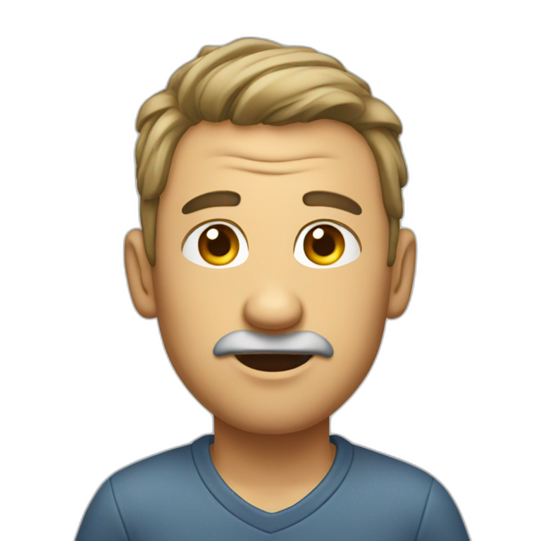 A man who peed his pants | AI Emoji Generator