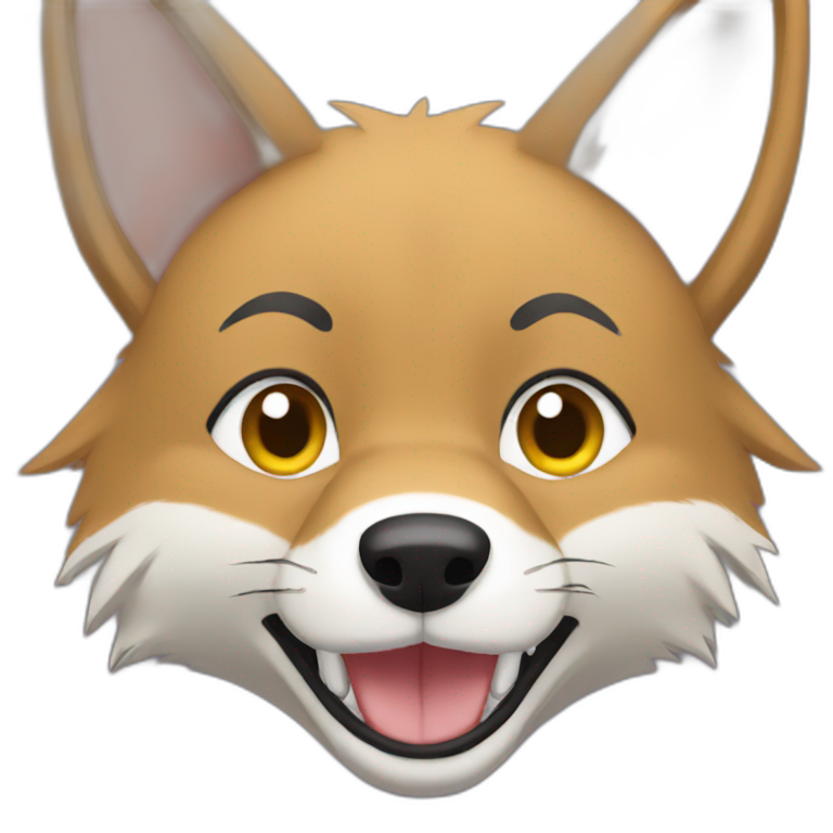 crying coyote | AI Emoji Generator