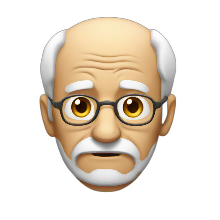 very dissapointed old man | AI Emoji Generator