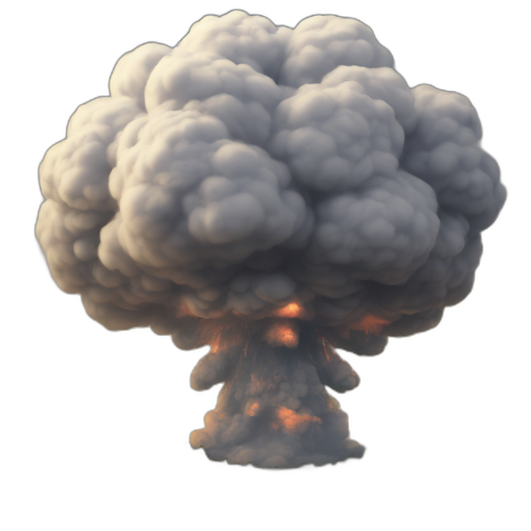 nuke kaiju | AI Emoji Generator