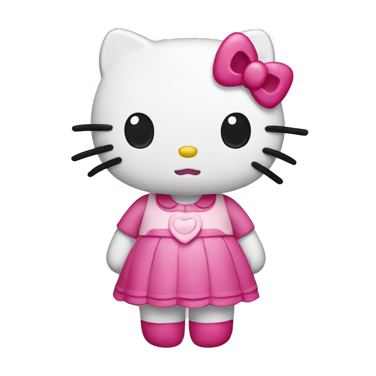 hello kitty who kiss | AI Emoji Generator