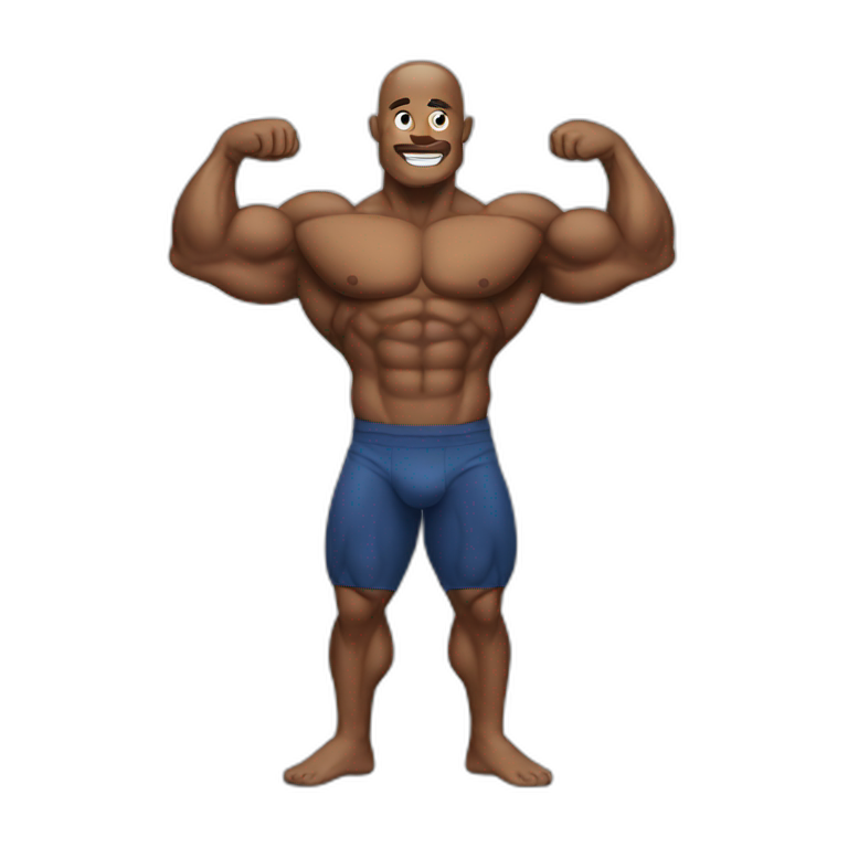 bodybuilder | AI Emoji Generator