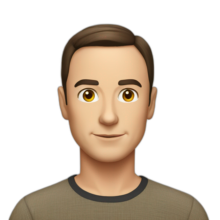 sheldon cooper big bang theory | AI Emoji Generator