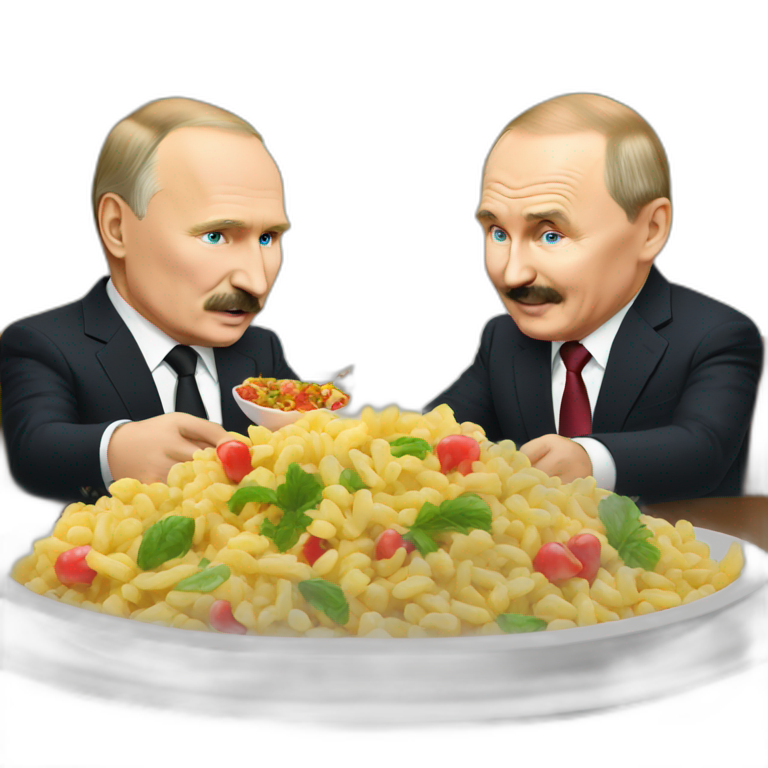 Putin and lukashenko ang flag russia and belarus | AI Emoji Generator