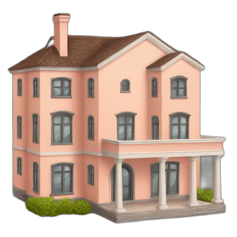 Villa with swimming pool | AI Emoji Generator