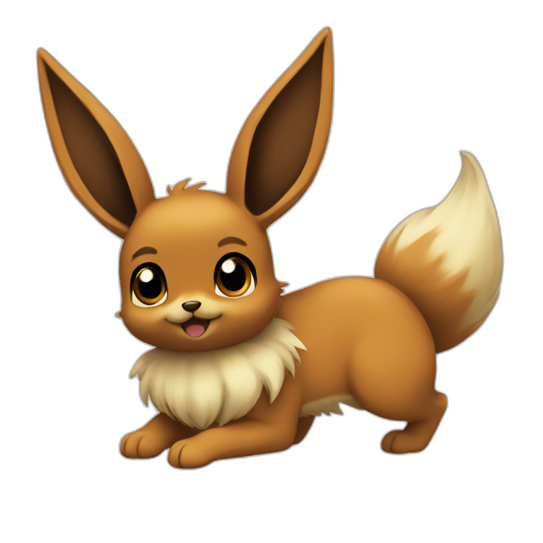 Luffy and Eevee | AI Emoji Generator