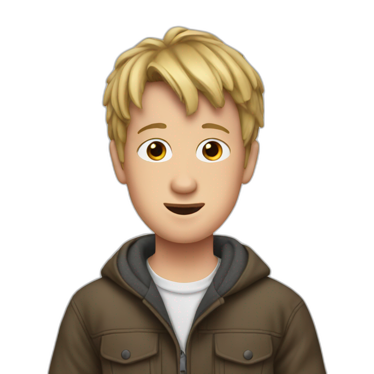 The cat is like a boy in the movie home alone | AI Emoji Generator