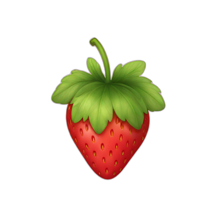 strawberry face | AI Emoji Generator