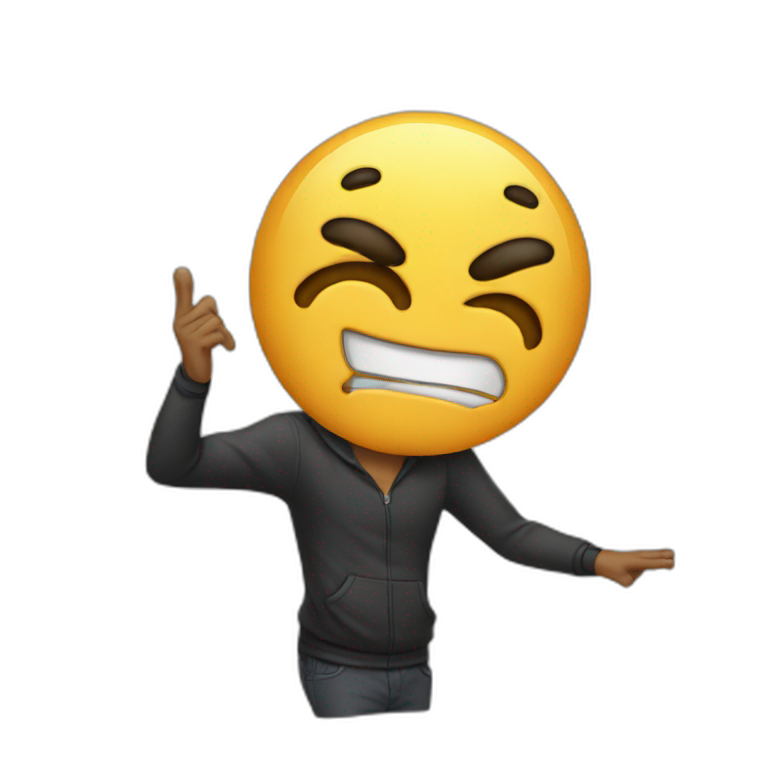 emoji hitting dab | AI Emoji Generator