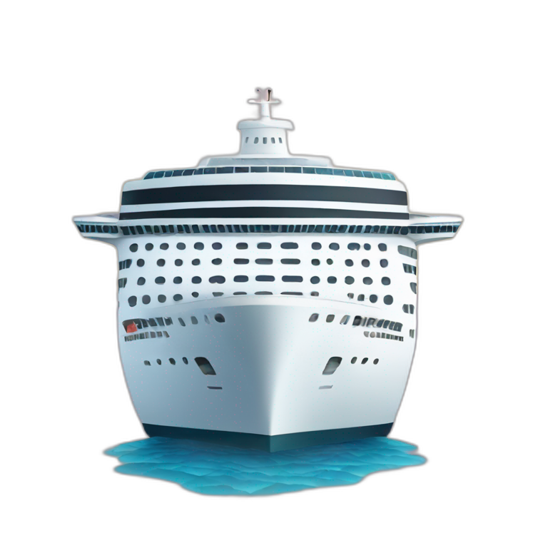 A text style emoji that says Team Reese Travels with a cruise ship in ...