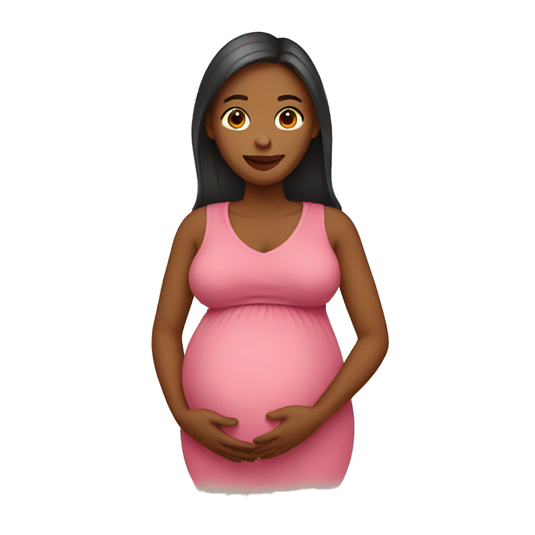 pregnant woman at the gym | AI Emoji Generator