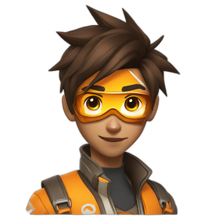 tracer overwatch | AI Emoji Generator